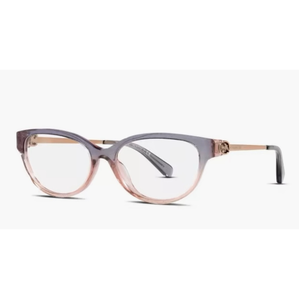 NEW COACH CAT EYE HC 6171U 5551 SHIMMER  VIOLET PEACH AUTHENTIC EYEGLASSE 55-17